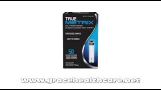 TRUE Metrix Blood Glucose Test Strips  wwwgracehealthcarenet [upl. by Alison883]