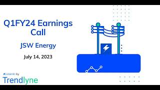 JSW Energy Earnings Call for Q1FY24 [upl. by Aitram986]