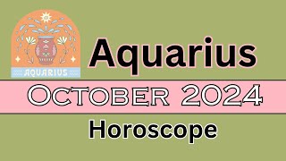 Aquarius Horoscope October 2024 [upl. by Georgianna]