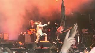 Rick Astley amp Blossoms There Is A Light That Never Goes Out 4k Glastonbury Festival 24062023 [upl. by Shelbi]