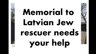 Financial difficulties for Latvian museum commemorating saviour of Jews [upl. by Noyk]