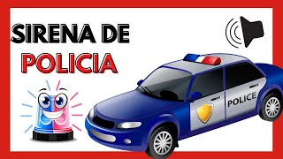 🚨 SIRENA DE POLICIA Efecto de Sonido  Sirena de Patrulla Policial [upl. by Austreng360]