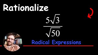 How to Rationalize the Denominator Simplify First [upl. by Davine392]