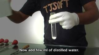 Chloride Identification Test  Anion  Salt Analysis [upl. by Drarehs]