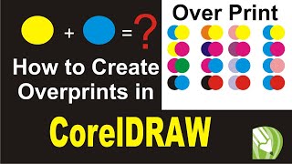 How to Create Overprints in CorelDraw  Cara Membuat Overprint di CorelDraw [upl. by Ronnie792]