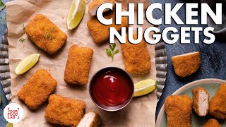 Chicken Nuggets  HomeMade Chicken Nuggets  Chef Sanjyot Keer [upl. by Guss]