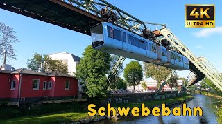 Amazing suspension railway in Wuppertal  Wuppertaler Schwebebahn  Germany 🇩🇪 [upl. by Smaoht]