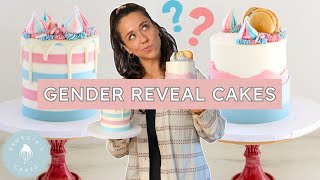 Mini Gender Reveal CakesPlus A SPECIAL ANNOUNCEMENT  Georgias Cakes [upl. by Carolynne]