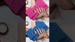 كروشيه بورتفيهحقيبهشنطهكلاتش مميز وأنيق crochet bagcrochet wallet shorts [upl. by Chally]