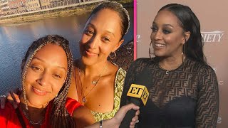 How Tia Mowry Manages Living Far From Sister Tamera Exclusive [upl. by Stokes873]