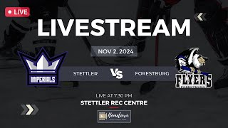 LIVE  Stettler Imperials VS Forestburg Flyers  November 2 2024 [upl. by Gney]