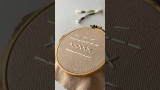 ASMR  Whipped Back Stitch  Basic Embroidery Stitches  Beginner Hand Embroidery Tutorial shorts [upl. by Christianson]