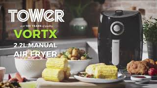 Tower T17023 Vortx Manual Air Fryer [upl. by Odnanref963]