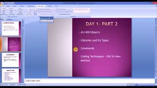 Objects Libraries and Commands in AS400IBM i DAY 1 PART 2 [upl. by Ilaire]