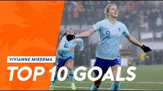 Vivianne Miedema  Top 10 goals in Oranje [upl. by Ylebmik890]