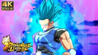 Dragon Ball Legends  Shallot Super Saiyan Blue Transformation  4K Landscape [upl. by Urdna]