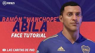 Ramón Wanchope Abila face FIFA 21 lookalike  CLUBES PRO  PROCLUBS [upl. by Shandra590]