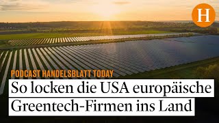 Wie die USA europäische GreentechFirmen ins Land locken  TagesgeldBoom ING verdoppelt Gewinn [upl. by Eleik]