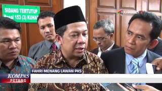 Fahri Menang Lawan PKS [upl. by Ayerim]