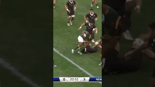 OX NCHE HUGE BOUNCE  Springboks vs All Blacks 2024 rugby springboks [upl. by Treblihp]