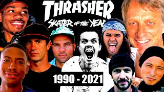 Skater of the Year Breaking Down Every Thrasher SOTY 19902021 [upl. by Monda]