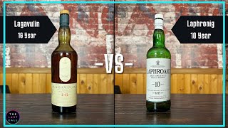 Laphroaig 10 Single Malt vs Lagavulin 16 Single Malt Comparisons [upl. by Yasui]