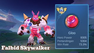 Top 1 Global GLOO  Gameplay by Falbid Skywalker  Exp Lane  Mobile Legends [upl. by Lenox559]