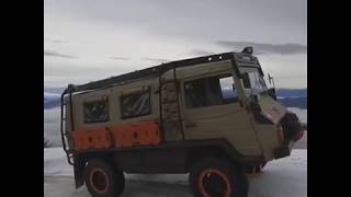 Snowmobile Recovery with my Pinzgauer [upl. by Gneh424]