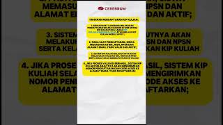 Cara Daftar KIP Kuliah  Cerebrum [upl. by Bilski]