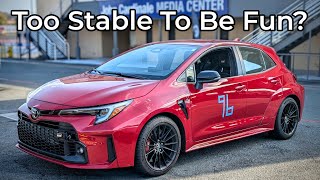 2023 Toyota GR Corolla Core Track Review  Does Stable Equal Boring [upl. by Idnahk]