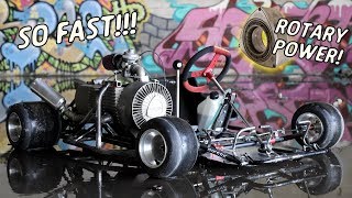 Rotary Shifter Go Kart First Drive  Full Send and Warehouse Drifts [upl. by Suirtimed471]