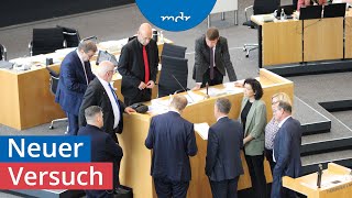 Nach Eklat Thüringer Landtag kommt erneut zusammen  MDR [upl. by Nedyarb762]