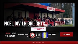 Wombwell Town FC Vs Retford FC 060124 [upl. by Nevile]