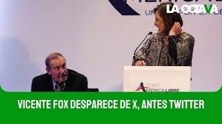 VICENTE FOX DESAPARECE de X o TWITTER tras LLAMAR DAMA de COMPAÑÍA a MARIANA RODRÍGUEZ [upl. by Eened]