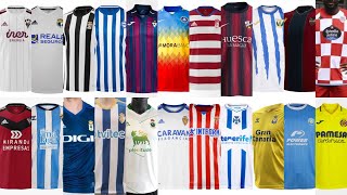 202223 La Liga 2 Kit Overview  All 22 Teams Kits [upl. by Sokram515]