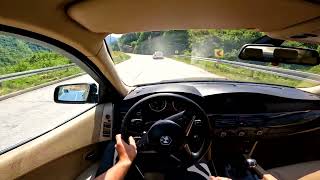 BMW 530d E60  POV  Acceleration  Automatic [upl. by Akkin]