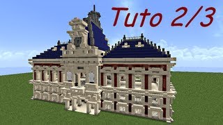 Minecraft Tuto  bâtiment 18ème siècle partie 23 [upl. by Tsepmet]