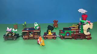 Lego Super Mario Adventure Take a Tour of the Bowser Train Express 71437 Expansion Set Summer 2024 [upl. by Halford]