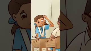 My friend school life😂😂animation2d art animation funny meme illustration [upl. by Nelyt]