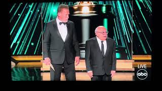 Arnold Schwarzenegger and Danny DeVito Oscars 2024 [upl. by Aihseyk]