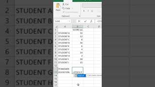 Find STANDARD DEVIATION Just in 51 Seconds  EXCEL  STDEV [upl. by Mela573]