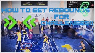 How to get rebounds fast with any player for challenges in NBA 2K22 MYTEAM [upl. by Elyse]