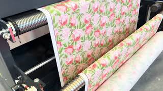 HJD i3200 heads roll to roll textile printer [upl. by Stoddard895]