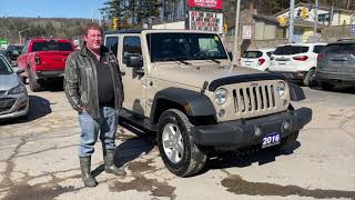 2016 Mojave Sand Jeep Wrangler Unlimited Sport 4x4 [upl. by Shanleigh]