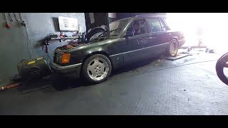 W124 OM606 ZF 8HP with MaxxECU full load [upl. by Smail927]