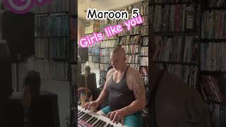 maroon5 Girls like you popmusic americanpop synth synthesizer nordstage3 [upl. by Immot]