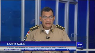 Larry Solís del SENAFRONT nos habla de la situación actual de los migrantes que pasan por Darién [upl. by Anorahs]