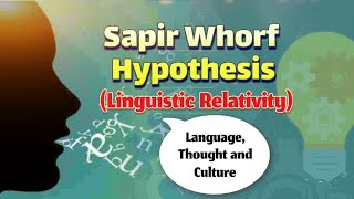 Sapir Whorf hypothesis in urdu hindi linguistic determinism Linguistic relativity [upl. by Wye]