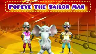 Popeye The Sailor Man Song  Popeye  Theme Song popeye cartoon [upl. by Elvah]