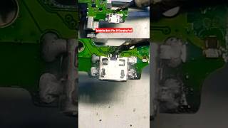 Repairing Infinix Hot 10 Play Charging Port tech repair technology smartphone mobile [upl. by Aleras241]